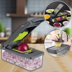 12-in-1 groentesnijder & hakker (7 messen inbegrepen) | CHOPMASTER