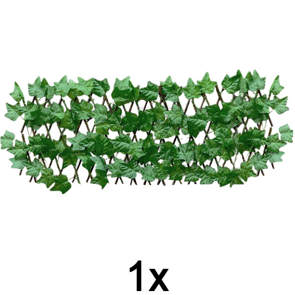 1x Uitschuifbaar klimop schuttingpaneel – 30×180 cm, UV-bestendig, zonder gereedschap | GREENFENCE